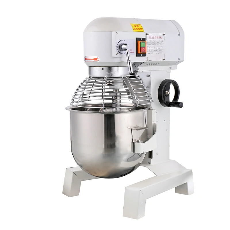 10-Liter Commercial Planetary Mixer – CE Certified, 3-Speed, with Safety Guard
